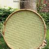 Handmade Bamboo Weaving Sieve Tray: Decorative Round Basket for Drying, Tea Ceremony, and Vegetables