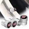 ST Logo Car Tire Valve Bolt-in Wheel Valve Stem Dust Cap Cover Accessories For Ford Fiesta Focus Mondeo Kuga Ranger Ecosport 4Pc