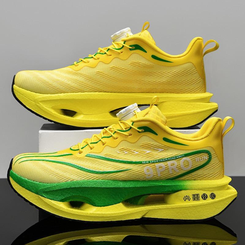 Men's Gradient Mesh Sneakers Cushion Sole Sport Running Shoes