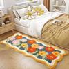Nordic Fluffy Soft Bedroom Carpet Kids Room Bedside Rug Non-Slip Floor Mat Living Room Decoration Long Area Rug