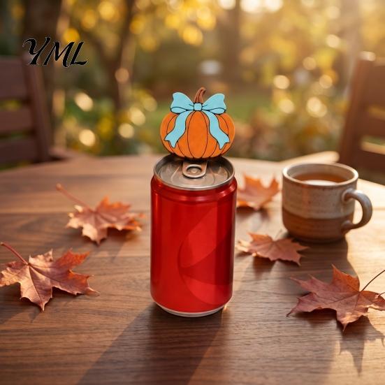 Waterproof Silicone Tools Halloween Theme Bottle Opener, Bow Ghost And Pumpkin Pattern Beer Durable Practical Presents 3D Print Decorative Opener for
