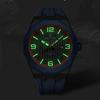 Luxury Men's Business Watch Waterproof Sports Quartz Clock Silicone Strap Men Wristwatches