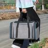 Portable Cat Carrier Airline Approved Pet Handbag Foldable Soft-Sided Cat Cage Expandable Pet Travel Bag Breathable Pet Dog Bag