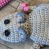 Crochet Purses Handmade Mouse Shape Coin Purse Small Knitted Zippered Wallet for Girls Ladies Birthday Valentine's Mother's Day Gift