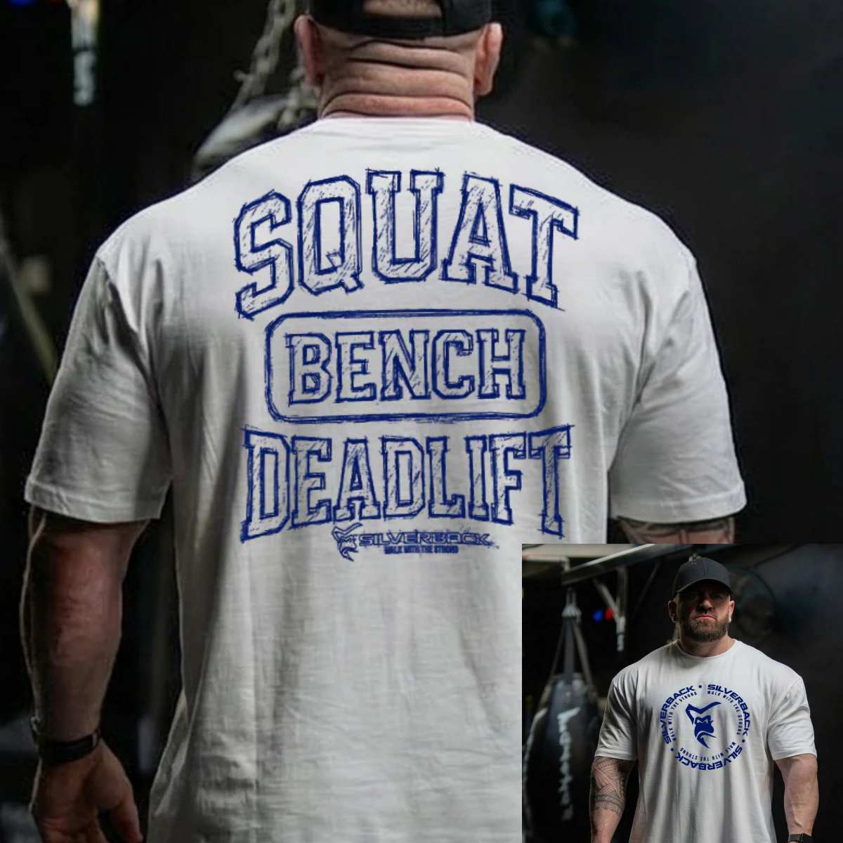 

Silverback Fitness Тренування Спортзал Відпочинок Футболка Чоловіча та Жіноча Люксовий Бренд Топ 2026 Новий Арт Логотип Тренд L