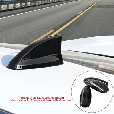 Universal Carbon Fiber Antenna Shark Fin Cover Sticker Trim Roof Aerial Antenna Signal For Honda Civic 11th 2025 Auto Accessorie