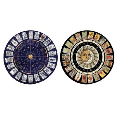 Tarotkarten Astrologie Pendel Matte Tarots Gummi Tischdecke Schreibtischdekoration Tarots Kartenunterlage Pendel Zeremonienmatte