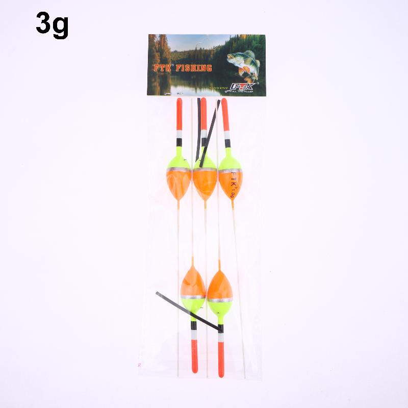 

5Pcs Fishing Floats Vertical Buoy Barguzinsky Fir Float 18Cm-22.5Cm Buoyancy 1G-4G Fish Float For Carp Fishing