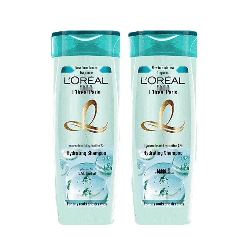 

L Oréal Hyaluronic Acid Hydrating Silicone-Free Shampoo Twin Pack