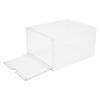 Shoe Containers, Stackable Sneaker Boxes, Shoe Display Cases 12 Pieces In One Set Bur-free Edges for Closets, Bedrooms, Bathroom