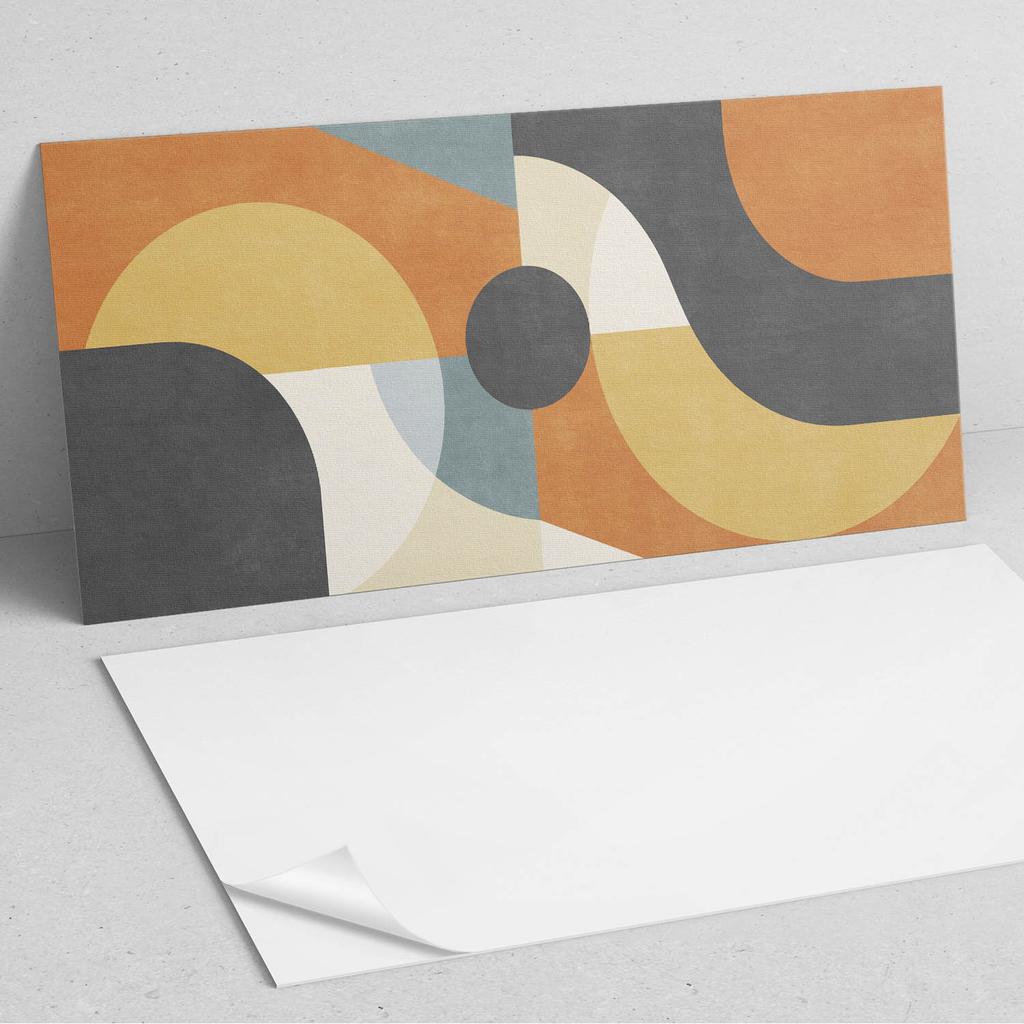 Paczka Kafelków Samoprzylepnych Abstrakcyjne Kształty I Linie 10X40X20 Cm