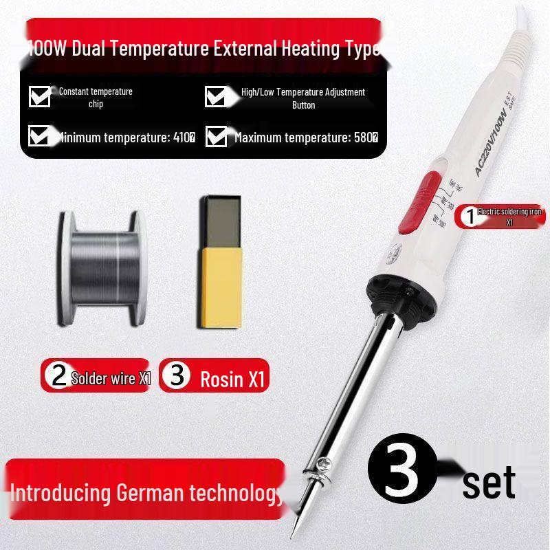Industrial Grade Dual Temperature Electric Soldering Iron Pen for Household and Repair Welding