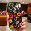 Colorful Flowers Pattern Case For iPhone 17 Pro Max iPhone 16 15 14 13 Pro Max Magnetic For Magsafe Hybrid TPU+PC Matte Cover
