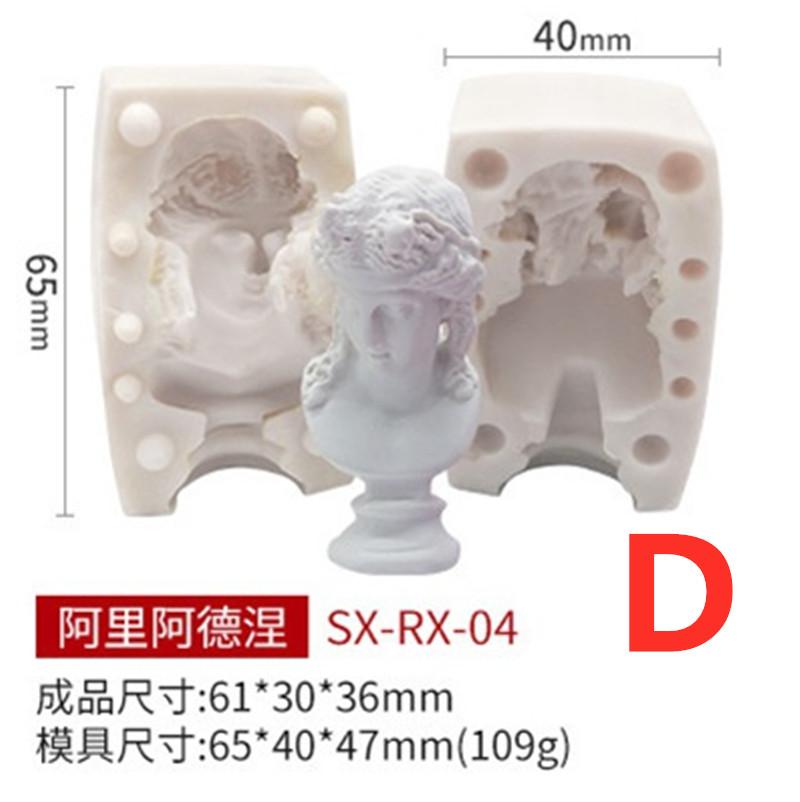 

Портрет гипсовая форма ароматизированная свеча форма мыло ручной работы свеча силиконовая форма D