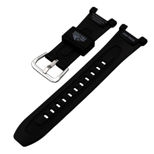 Casio 10631626 Genuine Factory Black Pro Trek Replacement Band - PRG240-1, PRG240-1B, PRG40-3V