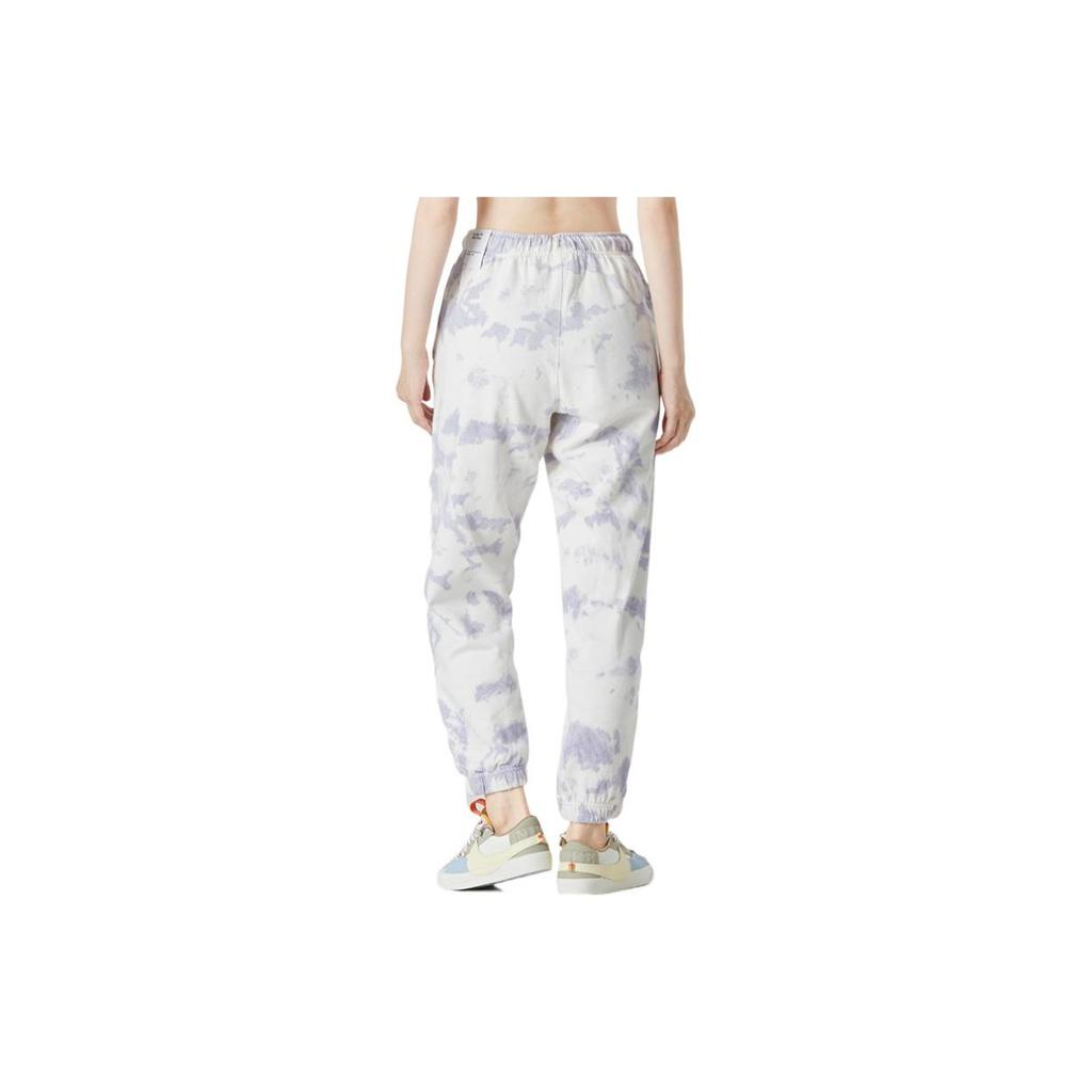 Nike Tie-Dye Drawstring Cuffed Sweatpants Women Bottoms White DM6715-580