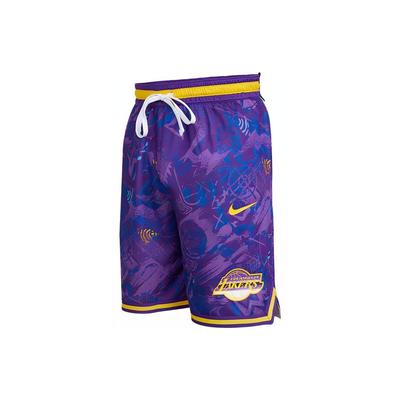Calções de Malha Esportivos Lakers Masculino Parte Inferior DJ4036-504