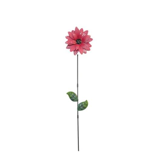 Metal Flower Garden Stake Decorative Flowers Yard Art for Spring Outdoor Yard Porch Lawn Pathway Pot Decoration