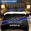3PCS Los Angeles ice hockey  Bedding Set,Including 1pc Duvet Cover And 2pcs Pillowcases Perfect for Bedroom, Dormitory, Fan Christmas gift
