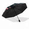 1pc Moonlit Skull Automatic Open/CloseUmbrella,Compact Umbrella for Men & Women Day Gift.N062