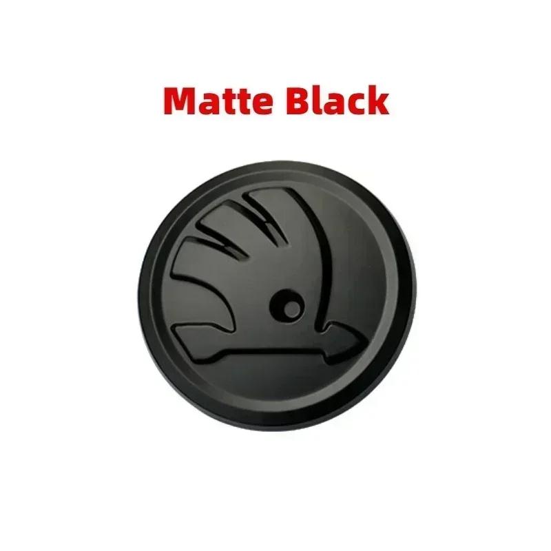 Autoaufkleber 2025 Neu ABS Auto Frontklappen-Plakette Emblem Aufkleber für SKODA Octavia Superb Rapid Spaceback Rapid Kodiaq Karoq Kamiq A