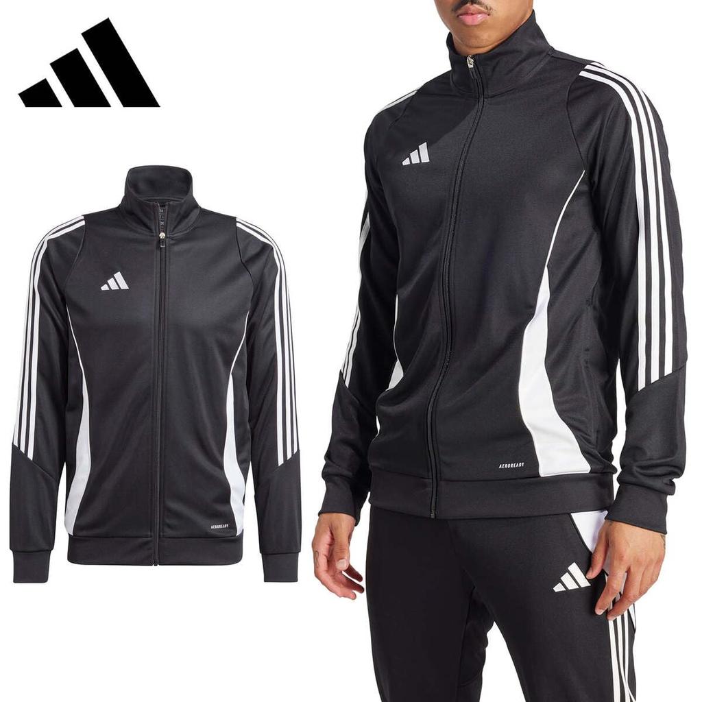 Adidas Tiro 24 Training HAS91 Neformální Velikost XL Bunda, Bunda na zip, Lifestyle, Pánská, Černá/Bílá, (IJ9959)
