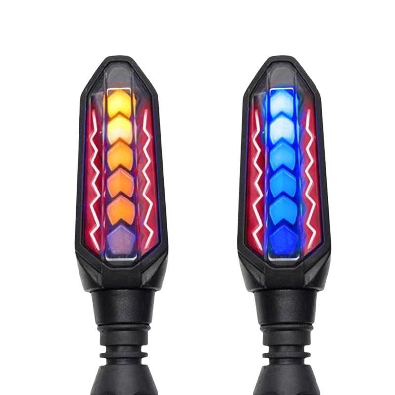 1 Pair Turning Indicators Blinker Motorbike Modification Accessories Running Indicator Lamp Motorcycle Turn Signals Lamp