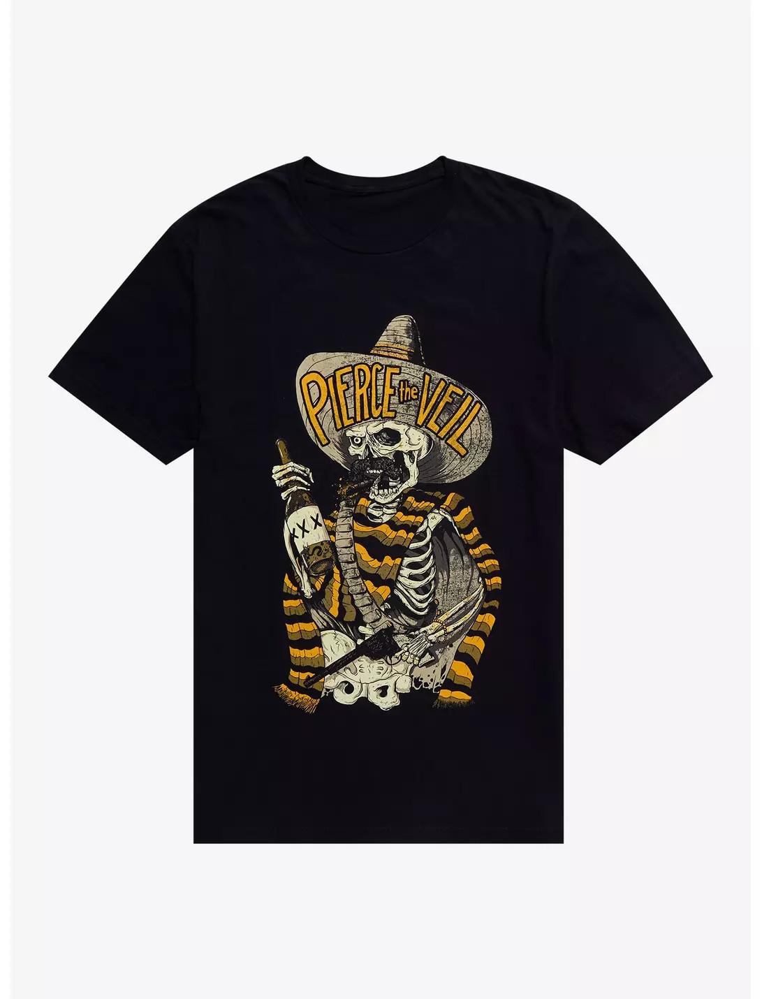 

Pierce The Veil Bandito Skeleton T-Shirt 5XL різнокольоровий