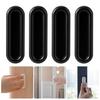 Window Pull Handle For Glass Door Cabinets Heavy Type Adhesive Mount Comfortable Ergonomic Shape Safe Rounded Edges
