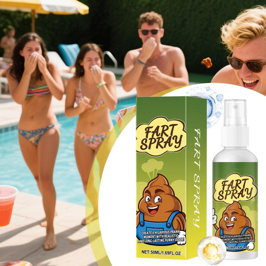 Fart Spray Prank 50ml Pranks Game Hilarious Toy For Adults Kids Joke Party Supplies Ass-Smelly Stinky Gas Crap Gag Prank Funny