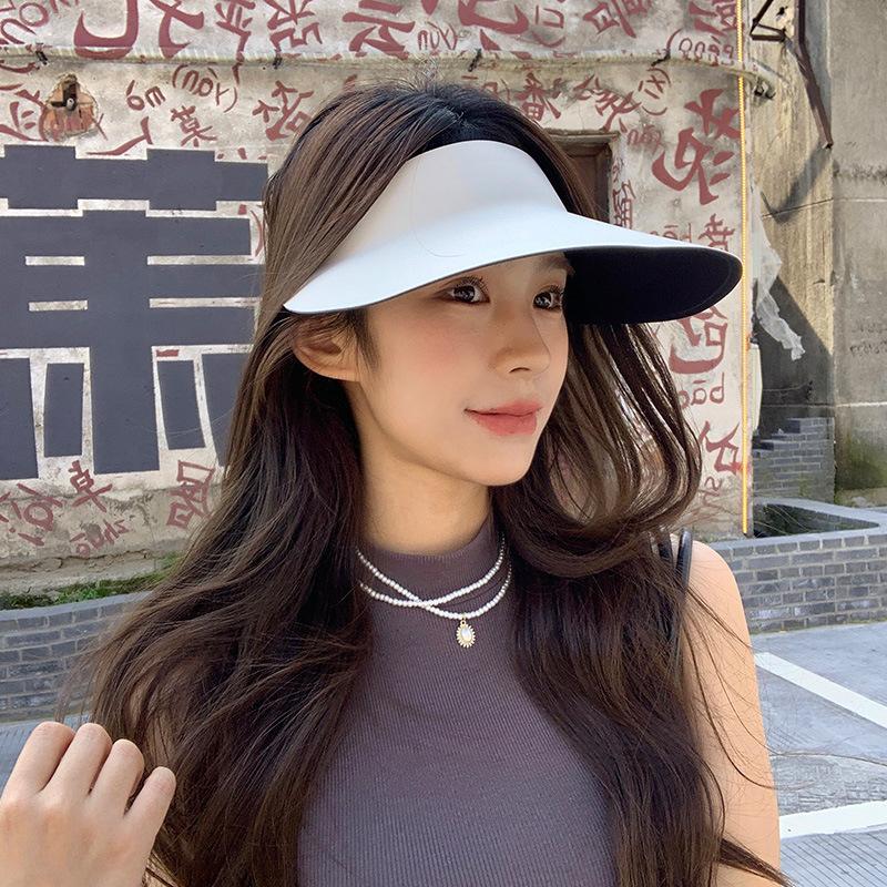 New Summer Air Top  No Sense Free Integrated Sun Protection Hat Ultra Light Brim  Sun Protection  UV Sun Protection Hat