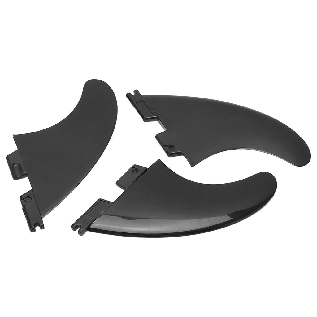 3Pcs/Set Surfboard Fin PVC Fiberglass Longboard Ocean Broad Thruster Fins Surf Accessories