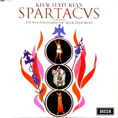 LP Record ARAM KHATCHATURIAN – VIENNA PHILHAR - Spartacus / Gayaneh SXL6000 Decca 1971 Germany Classical Used