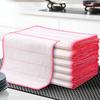3/5/10pcs, Anti-Oil Kitchen Towel 5 Layers Microfiber Kitchen Cleaning Cloth Thicken Absorbent Scouring Pad Kitchen Daily Dish Towel 11.81inch