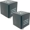 2-Pack 21 111953227D Relay – 12VDC 30A 3-Pin SPST Turn Signal Flasher – Fi