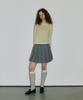 AUTHENTI Pleated Wool Skirt_Gray