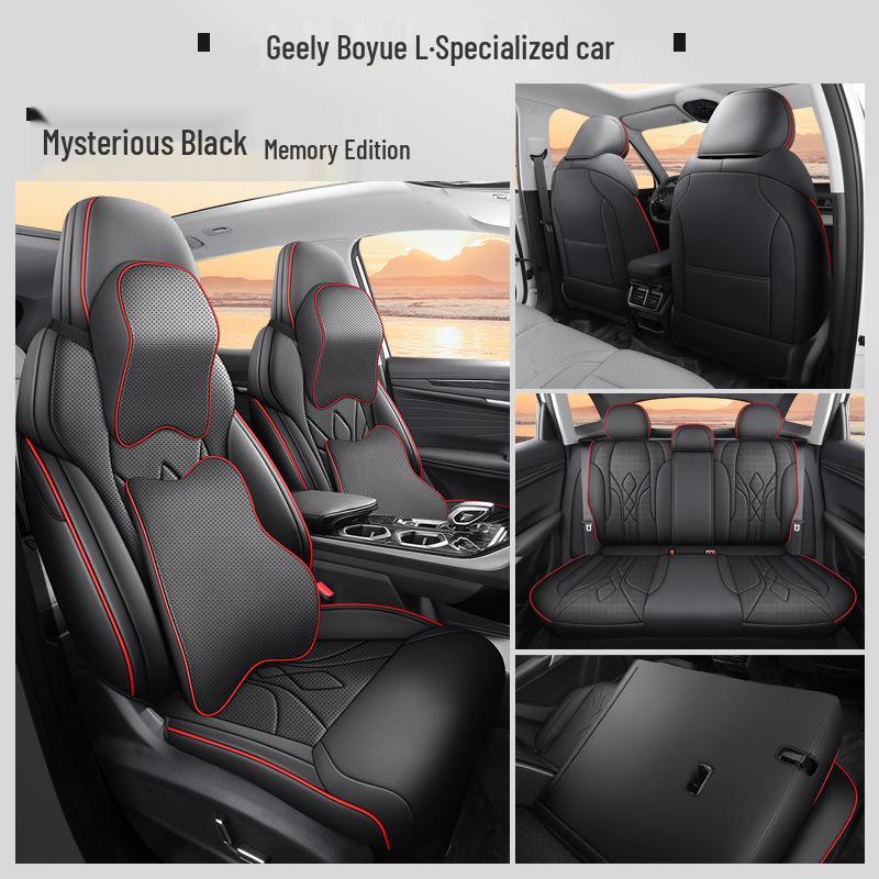 Boyue L Special Five-Seat Full Leather Car Seat Cushion for All Seasons