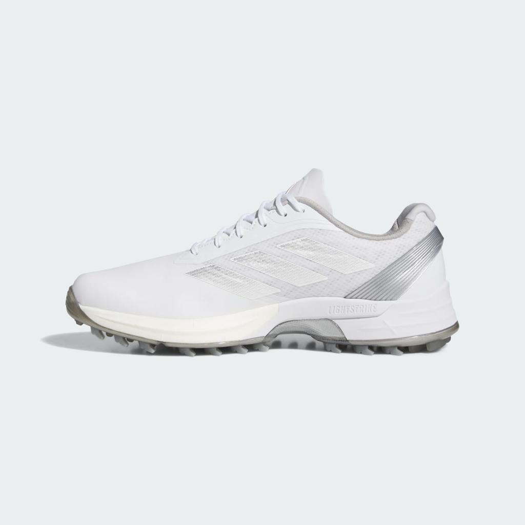 adidas Adizero ZG Spikeless Golf IE3528 Men's Performance Sports Shoes Cloud White / Grey Three / Silver Metallic