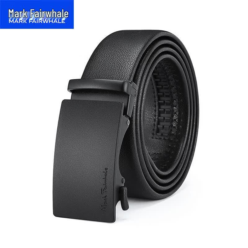 MARK FAIRWHALE Men s Leather Automatic Buckle Belt