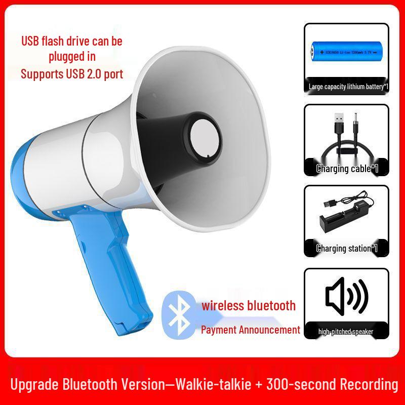 Portable Rechargeable Outdoor Megaphone & Horn Amplifier Speaker