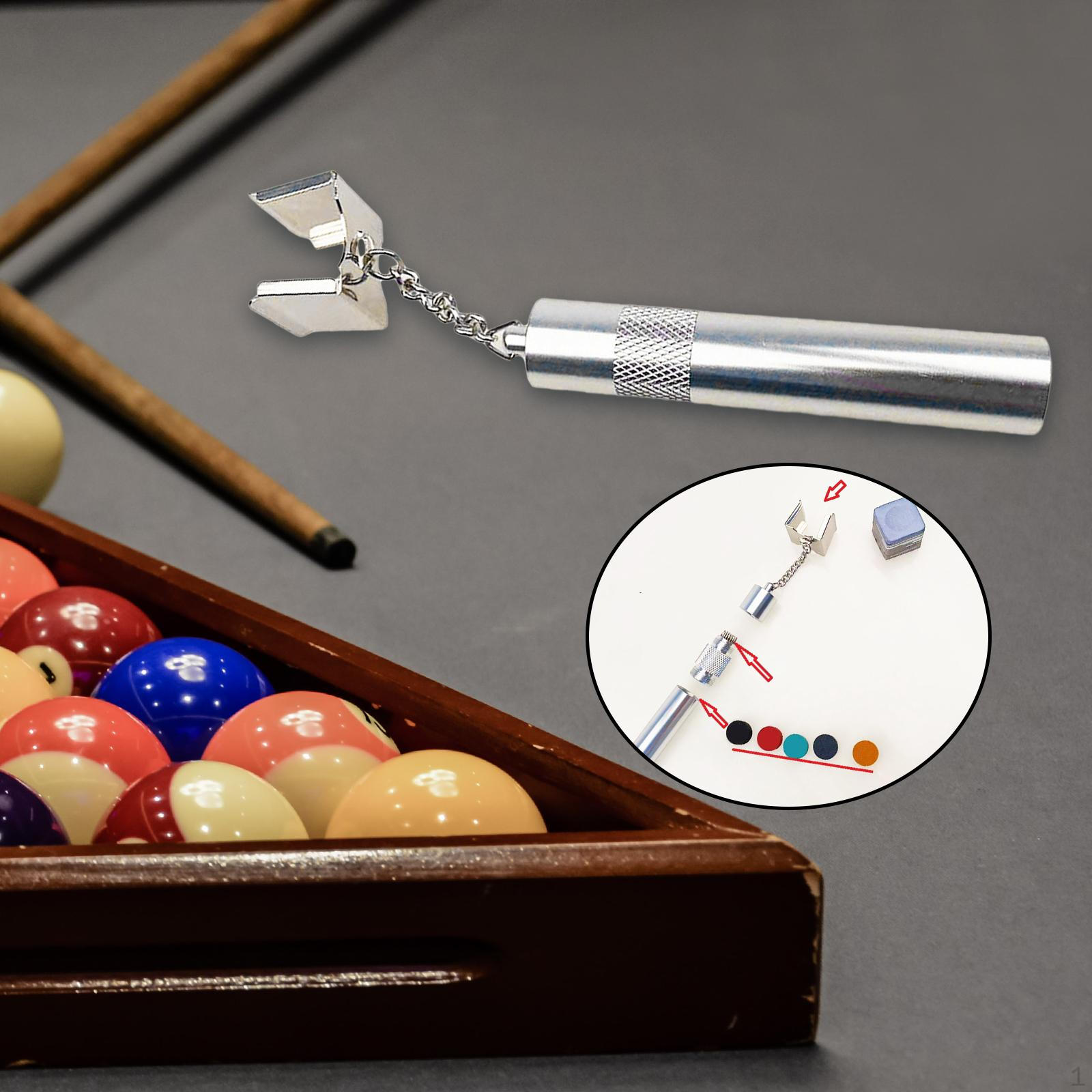 

Держатель для бильярдного кия, карманный держатель для развлечений серебряный