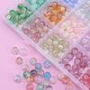 For Diy Handmade Beaded Bracelet Necklace Accessories 360Pcs 24-Grid Crystal Glass Set