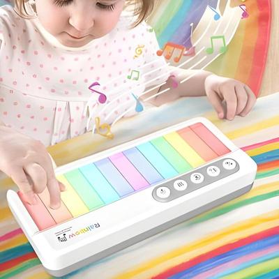 Keyboard Piano For Kids Light Piano Toy Touch Screen Electronic Kids Keyboard Interactive Educational Music Toy Portable Musical