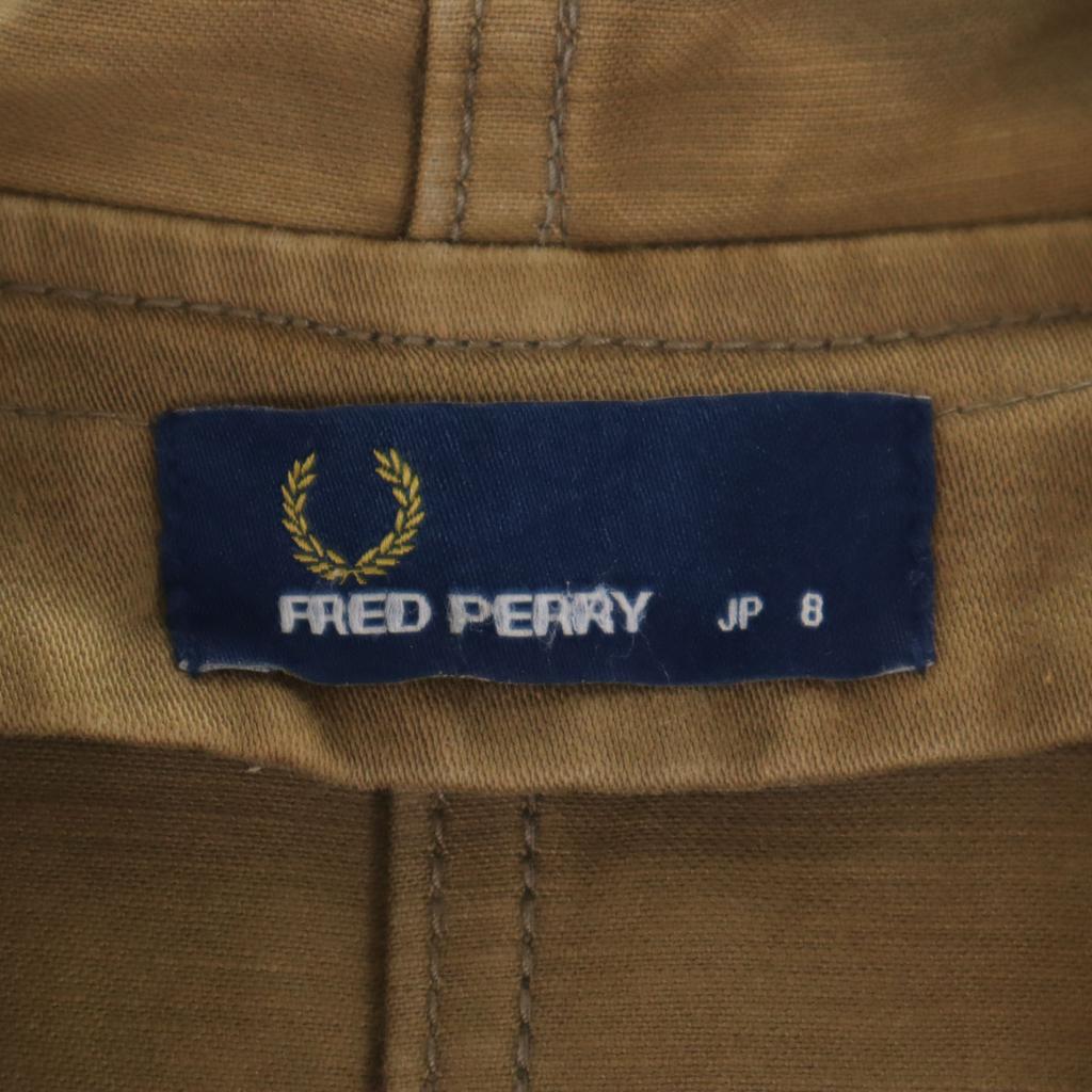 Fred Perry Mod Coat 8 Khaki Women Used