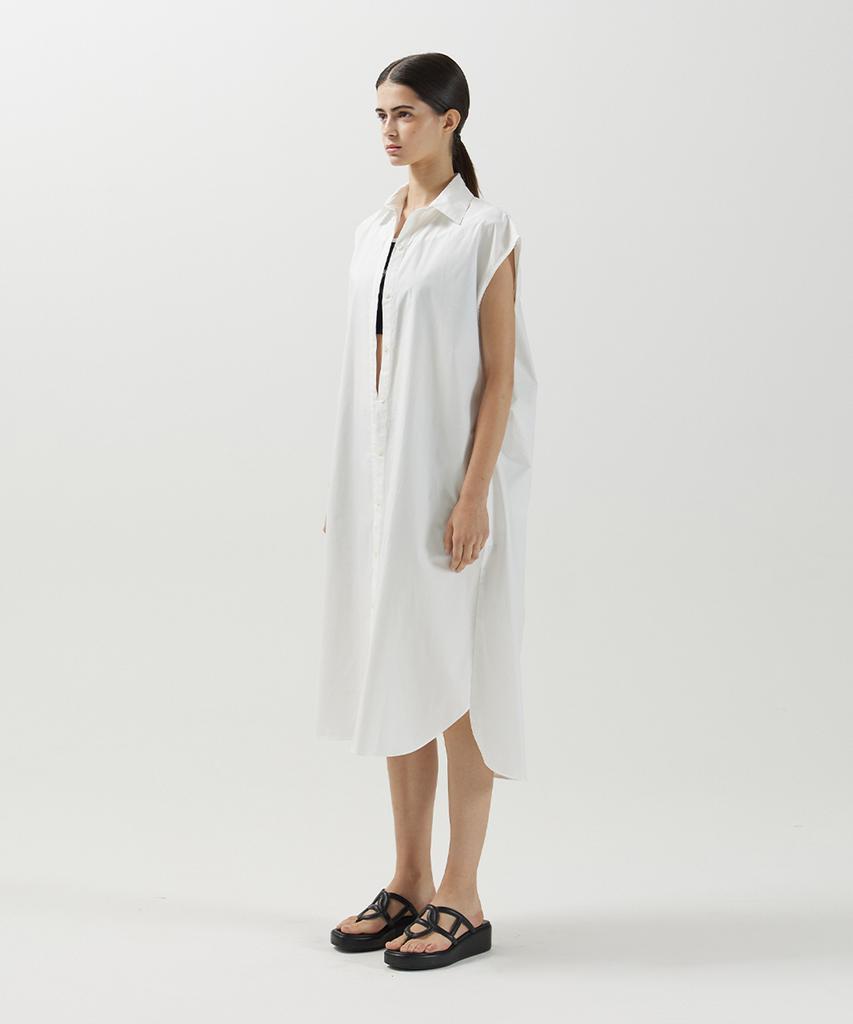 Meuameu Sleeveless Shirt Dress