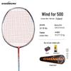 Wind Blade 500 Carbon Fiber Badminton Racket, Speed Offensive 5U, Unisex Professional.