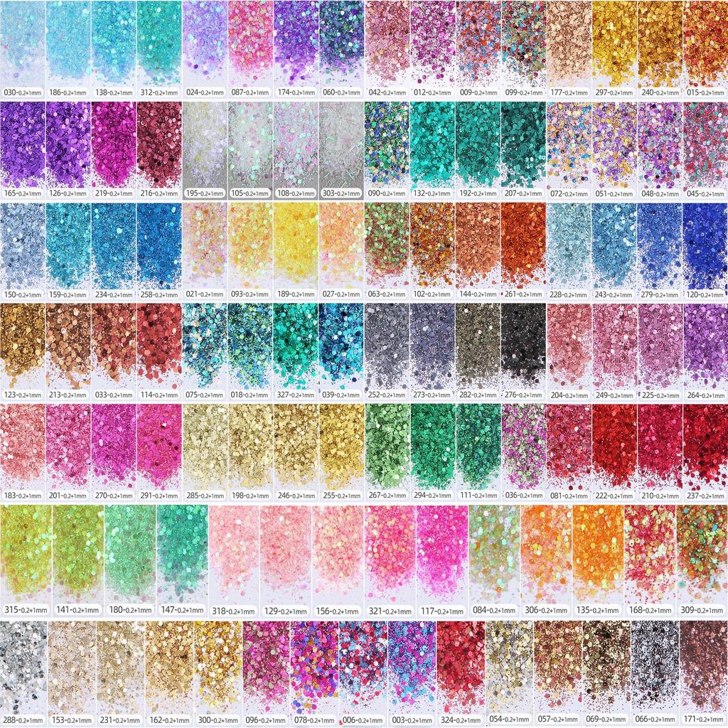 Set di Frammenti di Foglia Oro e Argento Ultra-Sottili per Nail Art