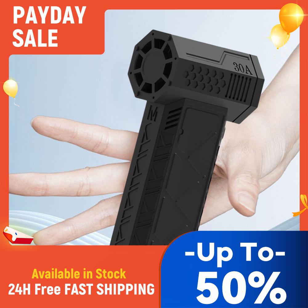 

130000 RPM Brushless Motor Turbo Violent Fan USB Rechargeable Mini Fan Powerful Blower for Car Cleaning Camping China Mainland
