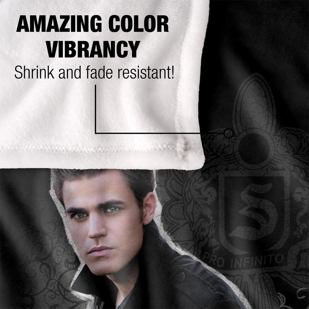 Vampire Diaries Portrait Stefan Blanket