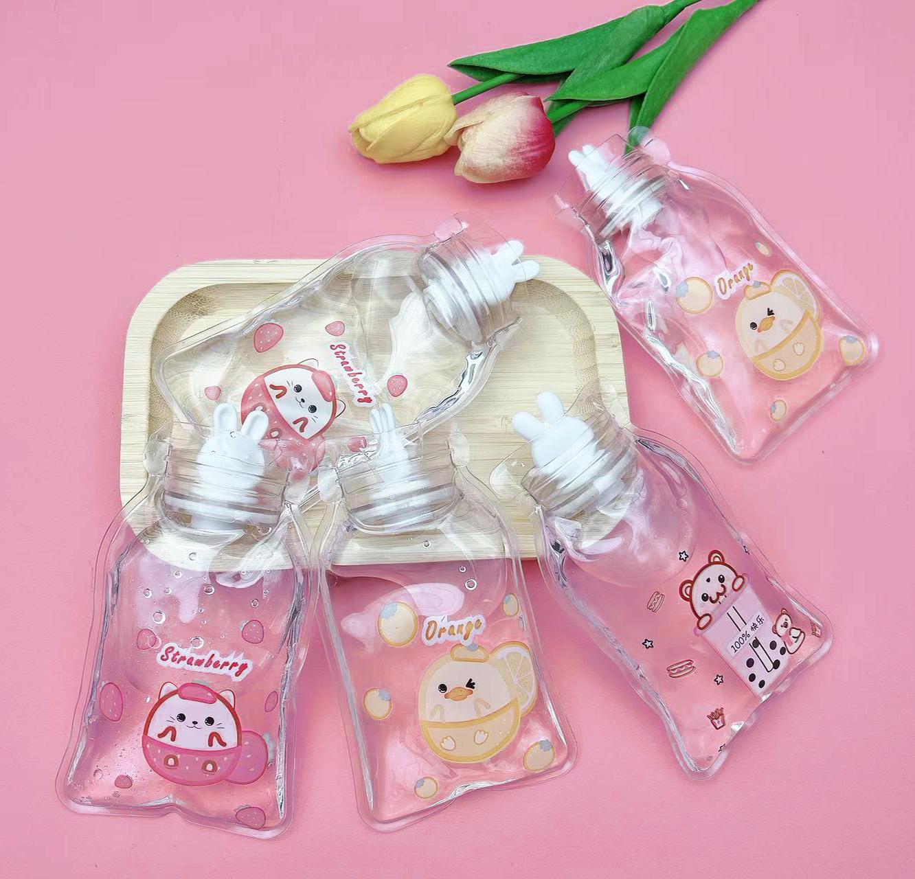 

Мини прозрачная грелка с рисунком из мультфильма - ПВХ, симпатичная и теплая для студентов и малышей 14.5x8.5 cm